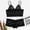 Black, variant on LSLJS Women's Lace Cami With Short Lingerie Pajama Set 2 Piece Underwear Sleepwear, Sexy Night Gowns for Woman
