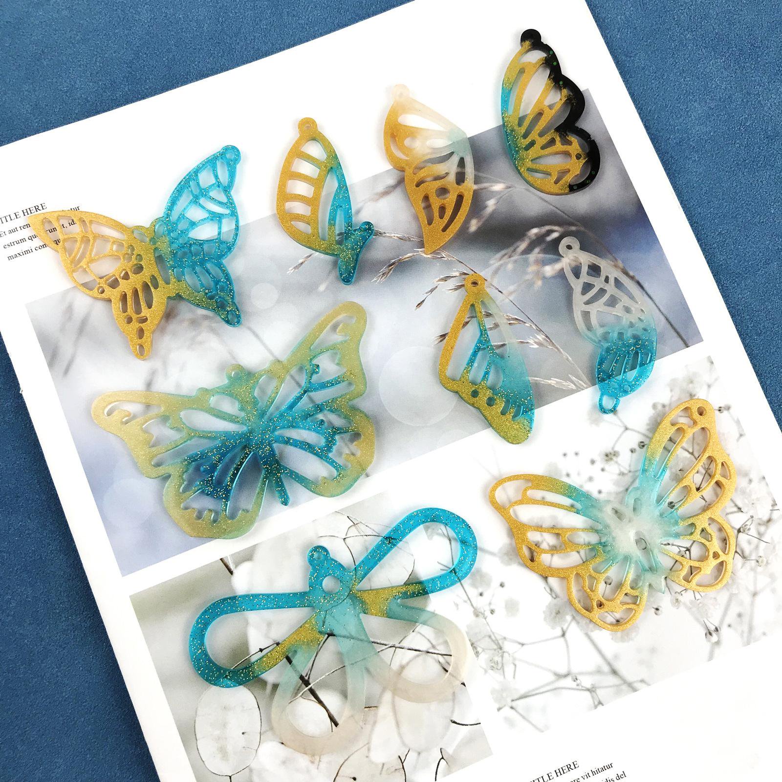 zhiwenCZW 8 Pcs Libellule Cigale Ailes de Papillon DIY Boucles d'oreilles Ailes Simulées Charme DIY Pendentif Boucles d'oreilles Fabrication de Bijoux zhiwenCZW 8 Pcs Libellule Cigale Ailes de Papillon DIY Boucles d'oreilles Ailes Simulées Charme DIY Pendentif Boucles d'oreilles Fabrication de Bijoux
