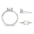 thumbnail image 4 of Lab-Created Opal Ring in Sterling Silver, 4 of 4