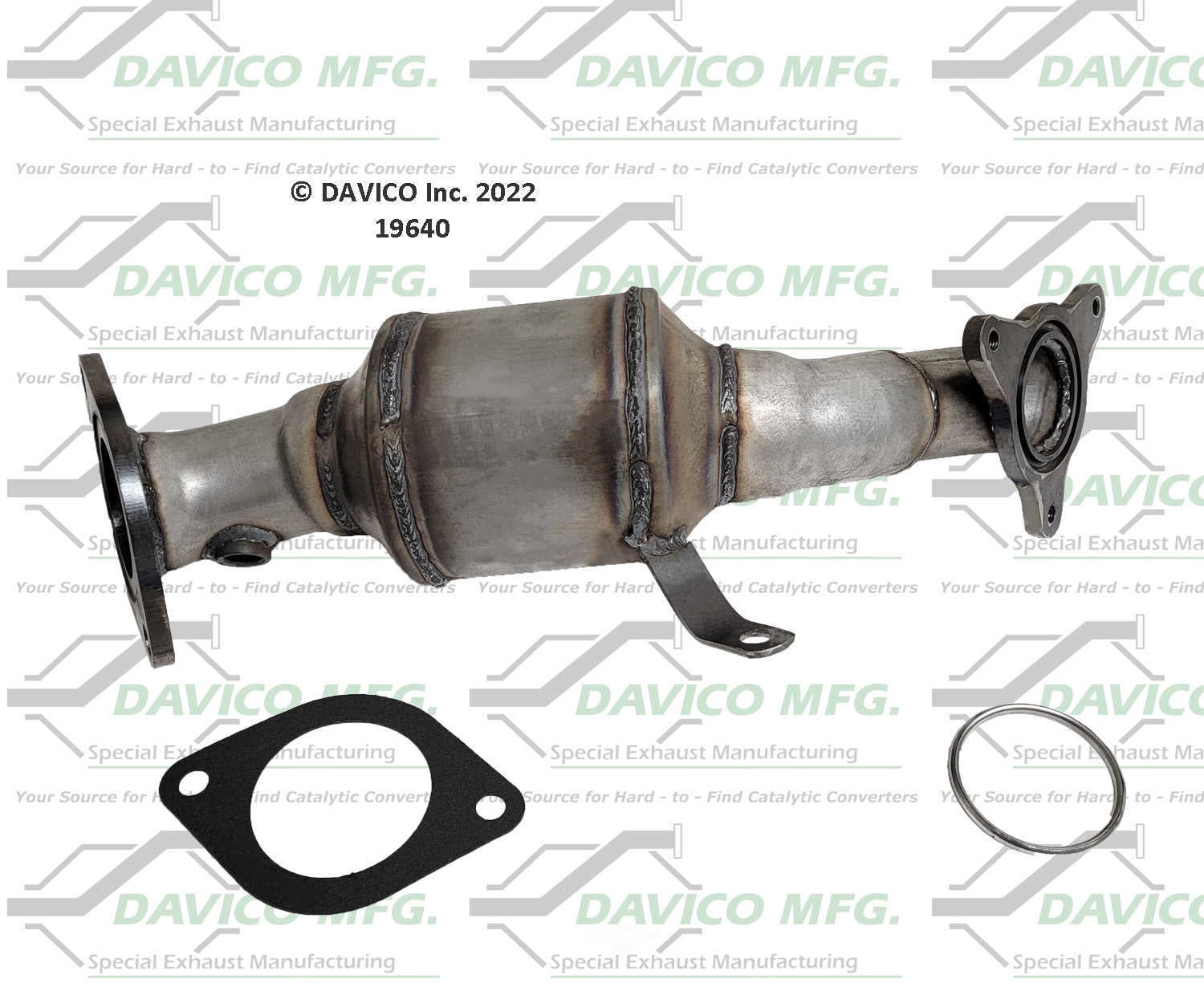 Davico Mfg 19640 Direct-Fit Catalytic Converter