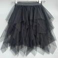 thumbnail image 5 of ameIAEA Girls Tulle Skirt A Line Layered Mesh Layered Skirts Casual Birthday Party Skirt 2-14Y, 5 of 7