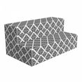 thumbnail image 1 of Abstract Foldable Mattress, Art Deco Geometric Feels, 78.7" x 47.2", Dark Grey Pearl, by Ambesonne, 1 of 6