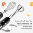 thumbnail image 3 of Immersion Hand Blender,4-in-1 Food Stick Mixer,500 Watt,8-Speed,with 860 ml Food Processor Chopper,600 ml Beaker,Egg Whisk, 3 of 4