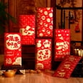 thumbnail image 3 of Sylvtty 6Pcs Red Envelopes Chinese Spring Festival Red Pocket Envelope 2025 Year of The Snake Lucky Money Envelopes for Lunar New Year, 3 of 7