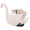 thumbnail image 3 of Juguete Modelo De Cisne Blanco, Juguete De Cisne Blanco De Hermosa Postura De Plástico Que Lleva Detalles Finos De Cisne Pequeño Educativo Para Colección, 3 of 7