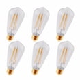 thumbnail image 1 of Elitco Lighting ST18LED101-6PK 3.5W LED Ampoule à Incandescence Vintage ST18 - Pack de 6, 1 of 1