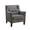 Grey, variant on Upholstered Accent Chair with Nailhead Trim Grey