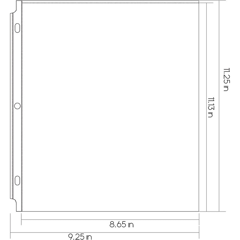 MaxGear Non-Glare Sheet Protectors, 100 Count, Clear photo 7