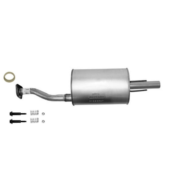 OE Style 2006-2011 for Civic 1.8L DX LX EX Rear Muffler - US Made with UL Aluminized Finish, Fits BOTH Auto & Manual Transmission Sedans - Part# 184408