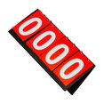thumbnail image 2 of Guardoinrt Flip Sports Scoreboard 4 Digit Easy To Read Convenient Score Keeping For Coaches Indoor Events Lightweight And Portable Red, 2 of 6