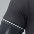 thumbnail image 2 of Gibobby Playera Polo Polo de manga corta con cierre para hombre estilo casual de punto(Gris oscuro,M), 2 of 4