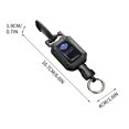 thumbnail image 3 of Lilixerw Retractable Keychain,Heavy Duty Carabiner Badge Holder,with Steel Retractable Cord, 3 of 6