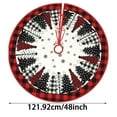 thumbnail image 3 of Hearth & Gear Skirt With Festive Holiday Print For Xmas Party And Home Celebration Events Wrapping Your Base In Seasonal Style Event Tables And Chairs Bulk Party Dress Party Decorations for Girls 12th, 3 of 6