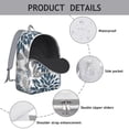 thumbnail image 4 of Vintage Bohemian Print Backpack for Adults, Roomy Boho Style Bookbag with Multiple Pockets, College Backpack for High School Students, Commute, Travel, Great Gift Idea, 4 of 5