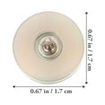 thumbnail image 2 of Minkissy 20Pcs Buttons Replacement Buttons Colorful Pattern Plastic Round Material for Dress Collar, 2 of 5
