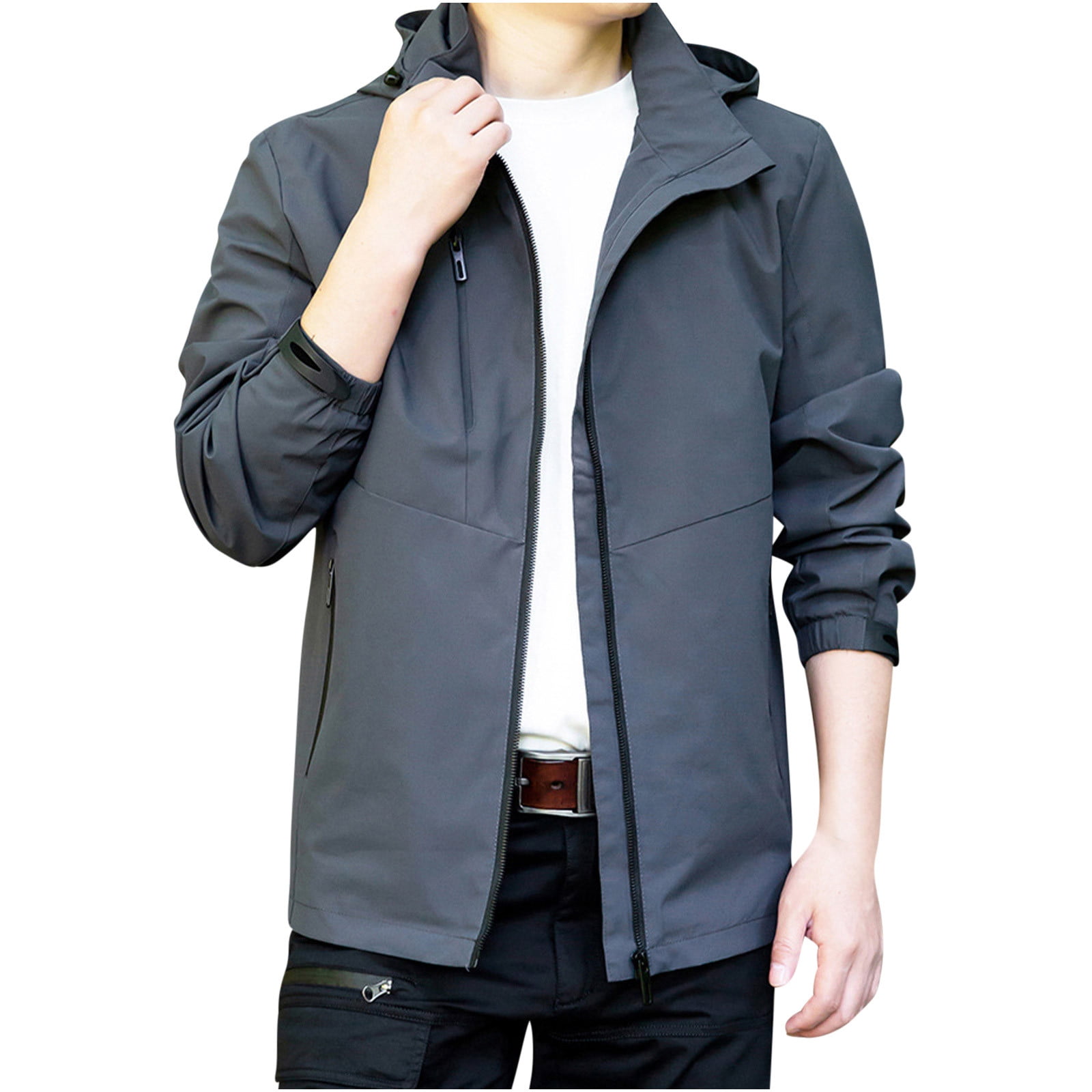 最大15%OFFクーポン Lightweight Men's Xysaqa Jackets Waterproof Mens Hood, with Clothing