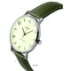 thumbnail image 2 of Casio Standard Analog Green Leather Strap White Dial Quartz MTP-VT03L-7B Men's Watch, 2 of 3