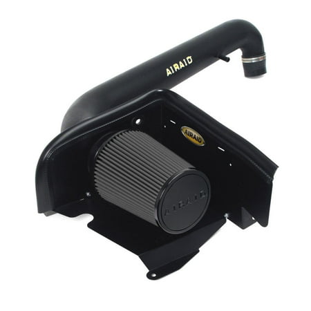 Airaid 97-06 Jeep Wrangler TJ 4.0 L CAD Intake System w/ Tube (Dry / Black (Best Cold Air Intake For Jeep Tj)