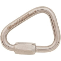 Kong Kong Triangle Quick Links - Set of 2 Stainless Steel 10mm Carabiners