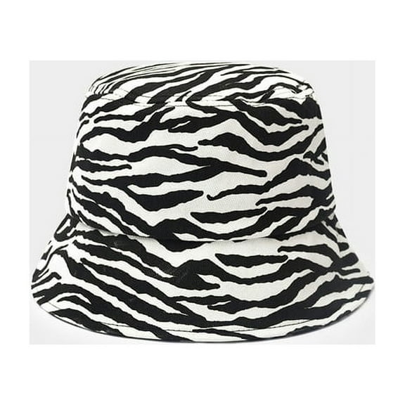 COCOpeaunt Fashion Zebra Pattern Bucket Hat Unisex Bob Caps Hip Hop Gorros Women Summer Panama Cap Beach Sun Fishing Boonie Hat Lady Cap