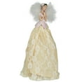 thumbnail image 4 of Northlight 10" Champagne and White Angel Christmas Tree Topper, Unlit, 4 of 4