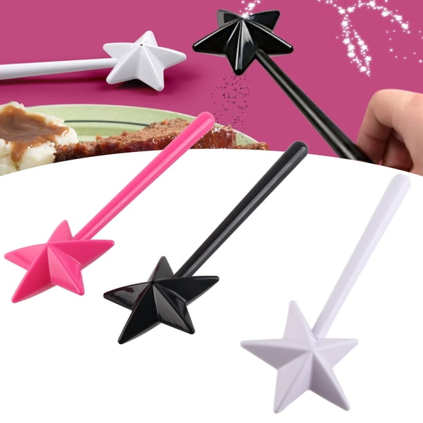 Varita mágica sal y pimenteros, Encantadores Mágicos salinas pimenteras de pimienta de plástico 3pcs para cocina doméstica