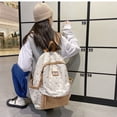 thumbnail image 4 of UJNDER Backpack for School Designer Style Large Capacity Winter Backpack, Version with for College Students Bookbag for Girls Ages 10-18 Khaki,One Size, 4 of 7