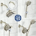 Couradric Dual Shower Head, 35 Spray Setting 2 in 1 Handheld Shower