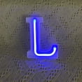 thumbnail image 2 of LED Neon Letter Lights, Light Up LED Letters Lights Light Up Marquee Letters Lights Letters Neon Signs Battery USB Blue, 2 of 6