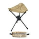 thumbnail image 3 of Taburete plegable para acampar, taburete trípode plegable, silla trípode resistente, asiento portátil para exteriores, playa, viajes, mochilerismo,, 3 of 8