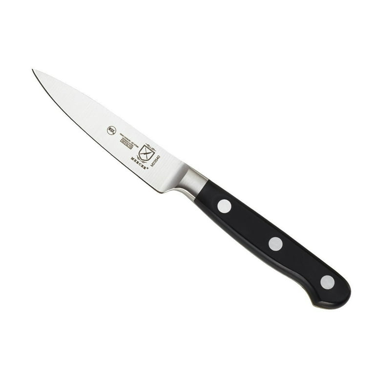 Mercer Renaissance® Stainless Steel Paring Knife with Black