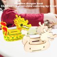 thumbnail image 4 of Gwong Juguete 1 set Dragon Boat Handcraft Interactivo de madera Easy-ensamblado Dragon Boat Puzzle Wood Craft Set para Decoration Gwong 30010954, 4 of 6