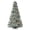 Snow Flocked, variant on EDX 4.5ft Pre-lit Snow Flocked Artificial Christmas Tree, Prelighted Artificial Xmas Tree, With 347 Branch Tips, 120 Incandescent Lights & Foldable Base, For Home, Office, Party Decor