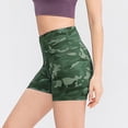 thumbnail image 5 of Endives Women's Yoga Short Leopard Print Biker Shorts High Waist Yoga Workout Running Gym Short, 5 of 5