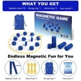 thumbnail image 4 of Juego de ajedrez magnético Loymoup con 28 piedras de viaje y bolsa de almacenamiento, 4 of 7