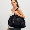 thumbnail image 4 of Pañalera para Bebé tipo Maleta de Mano y Bolsa Crossbody LuckyLy UNITALLA Repelente al Agua Bolsas Térmicas Biberón y Cinta Carriola Incluye Cambiador Impermeable negro, 4 of 6