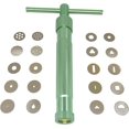 thumbnail image 1 of HEVERP Stainless Steel Clay Extruders Sugar Paste Extruder Cake Fondant Decorating Tool Set (Green), 1 of 6