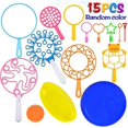 thumbnail image 2 of Juego de varitas de burbujas grandes, 15 piezas de juguetes grandes para hacer burbujas con bandeja a granel para niños, juguetes de burbujas de verano para exteriores, regalo de cumpleaños, 2 of 5