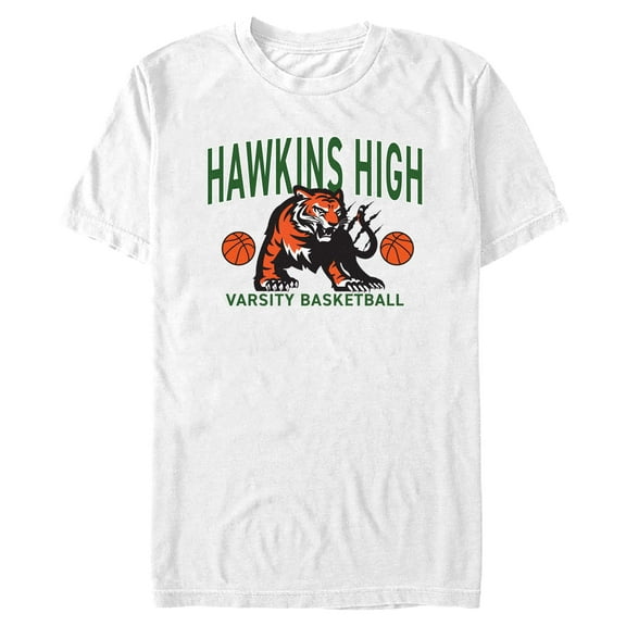 Netflix Men's Stranger Things Hawkins High Varsity Basketball T Shirt