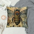 thumbnail image 2 of Shiartex   Throw Pillow Cover Queen Modern Vintage French Bee Wateringcan Antique Honey Crown Home Decor Pillowcase Lumbar Pillow Case Cushion Cover for Sofa Couch Bed White, 2 of 5