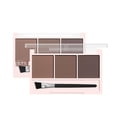 thumbnail image 1 of Three-Color Eyebrow Powder Palette 5g Waterproof Long-Lasting Natural Matte Makeup Kit, 1 of 7