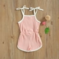 thumbnail image 4 of Toddler Baby Girl Summer Outfit Rainbow Romper Jumpsuit Summer Bodysuit One Piece Clothes, 4 of 7