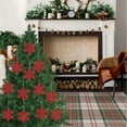 thumbnail image 2 of Xihbxyly Adornos Navideños de Copos de Nieve, Exquisita Decoración de Plástico Hueco de 10 Cm, con Un Efecto de Polvo Único, Paquete de 12 Adornos para Árbol de Navidad, Ideal para Celebraciones de T, 2 of 7