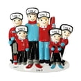 thumbnail image 2 of Personalized Family Christmas Ornament 2024 - Snow Winter Vacation Ski Family of 6 Home Decorations, 2 of 9