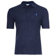 thumbnail image 1 of U.S. POLO ASSN. Polo de hombre - Piquet, logotipo bordado, algodón elástico Azul marino L (Large), 1 of 3