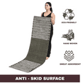 thumbnail image 2 of Sivi Herbal Organic Cotton Yoga Mat - Eco-Friendly Hand-Woven Non-Slip Rug - Thick & Comfortable (24”x72”x5mm) for Home Fitness & Yoga, 2 of 7