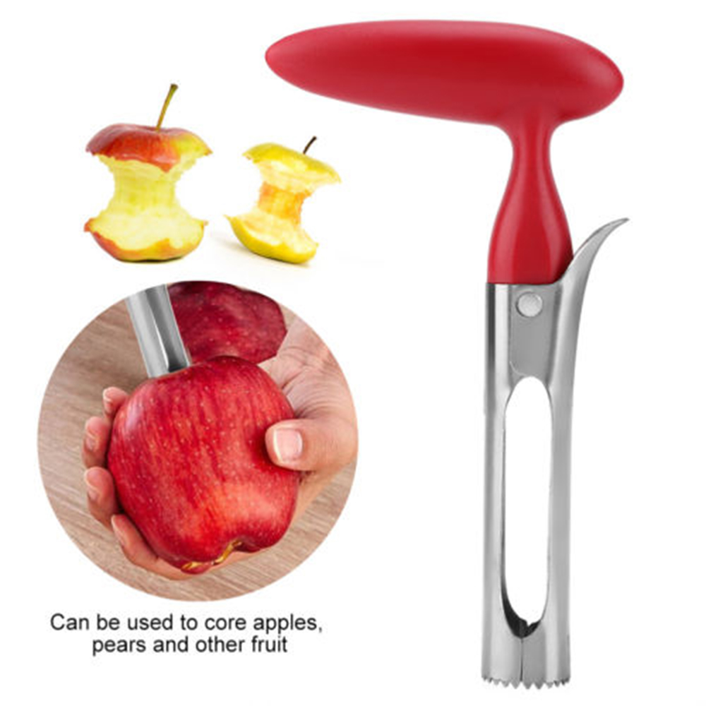Stainless Steel Apple Corer, The Vegetable Corer with NonSlip Handle
