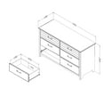thumbnail image 3 of South Shore Ulysses, Traditional Dresser,  Brown, 3 of 11