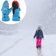 thumbnail image 2 of Kids Winter Gloves Non-Slip Skin-friendly and Soft Mittens for Ski Boys Snow Girls Waterproof Warm Fleece - Shark L, 2 of 6