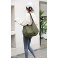 thumbnail image 5 of CNV Women's Multi-pocket Shoulder Bag Fashion Cotton Canvas Handbag Tote Purse, 5 of 13